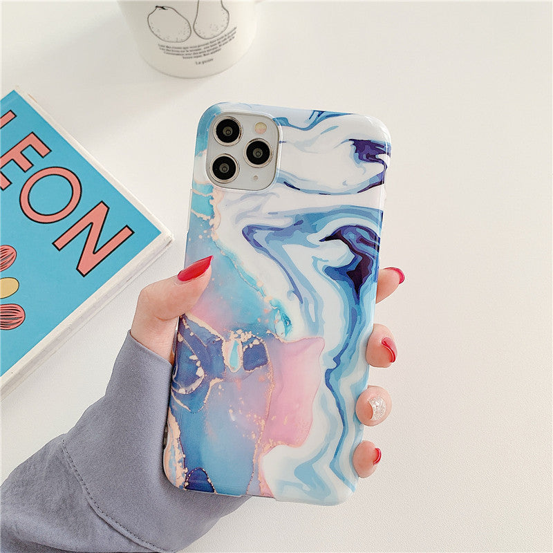 Soft Coral Marble IPhone Case
